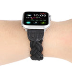 สายรัดข้อมือทอแบบยืดหยุ่นสำหรับ Apple Watch Series 6 & SE & 5 & 4 ขนาด 40 มม. / 3 & 2 & 1 ขนาด 38 มม., 160 มม.