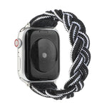สายรัดข้อมือทอแบบยืดหยุ่นสำหรับ Apple Watch Series 6 & SE & 5 & 4 ขนาด 40 มม. / 3 & 2 & 1 ขนาด 38 มม., 160 มม.