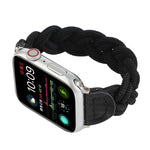 สายรัดข้อมือทอแบบยืดหยุ่นสำหรับ Apple Watch Series 6 & SE & 5 & 4 ขนาด 44 มม. / 3 & 2 & 1 ขนาด 42 มม., 160 มม.