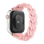 สายรัดข้อมือทอแบบยืดหยุ่นสำหรับ Apple Watch Series 6 & SE & 5 & 4 ขนาด 44 มม. / 3 & 2 & 1 ขนาด 42 มม., 160 มม.