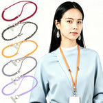 6mm Thick Adjustable Length Crossbody Mobile Phone Lanyard
