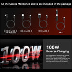 จอมอนิเตอร์พกพาแบบสองหน้าจอ Blackview DCM6 ขนาด 14 นิ้ว พร้อมขาตั้ง, รุ่น DCM6