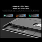 จอมอนิเตอร์ LCD พกพาแบบสองหน้าจอ Blackview DCM8 ขนาด 15.3 นิ้ว พร้อมขาตั้ง, รุ่น DCM8