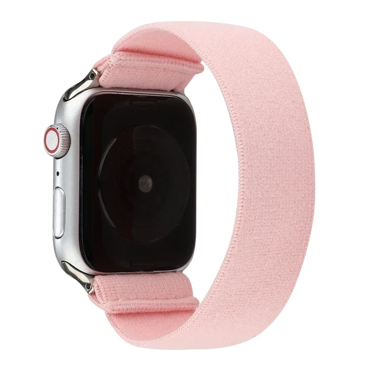 Solid Color Silicone Replacement Strap Watchband, For Apple Watch Series 7  41mm / & 6 & SE & 5 & 4 40mm, For Apple Watch Series  7  45mm / & 6 & SE & 5 & 4 44mm