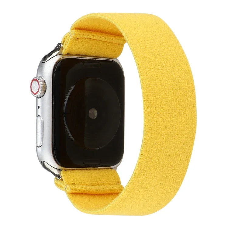 Solid Color Silicone Replacement Strap Watchband, For Apple Watch Series 7  41mm / & 6 & SE & 5 & 4 40mm, For Apple Watch Series  7  45mm / & 6 & SE & 5 & 4 44mm