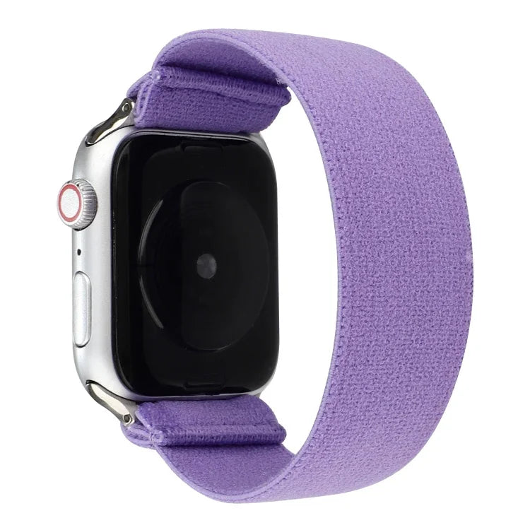 Solid Color Silicone Replacement Strap Watchband, For Apple Watch Series 7  41mm / & 6 & SE & 5 & 4 40mm, For Apple Watch Series  7  45mm / & 6 & SE & 5 & 4 44mm