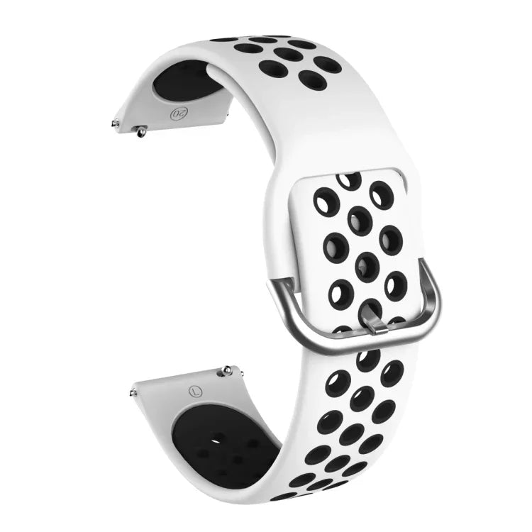 สำหรับ Samsung Galaxy Watch Active2 44mm สายซิลิโคนสองสีสำหรับเปลี่ยน