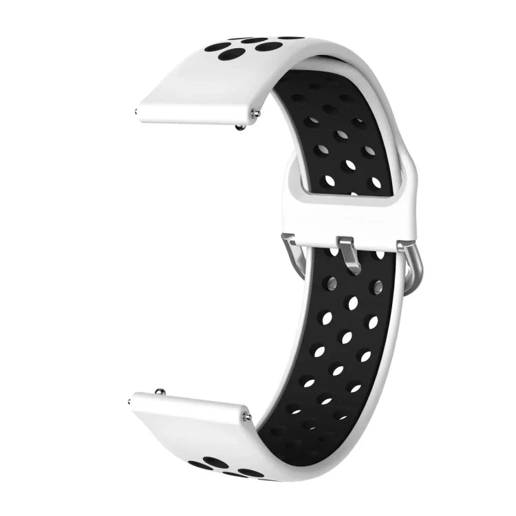 สำหรับ Samsung Galaxy Watch Active2 44mm สายซิลิโคนสองสีสำหรับเปลี่ยน