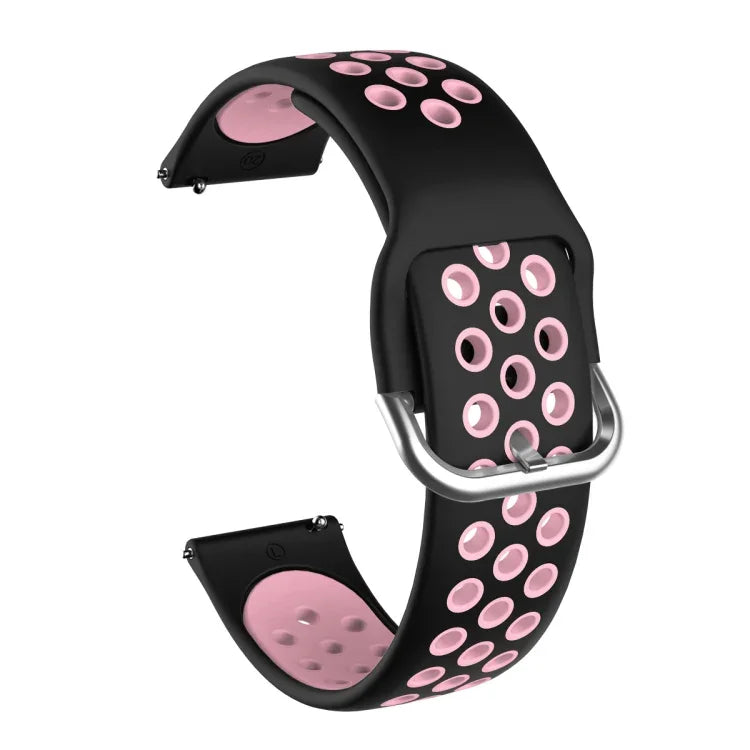 สำหรับ Samsung Galaxy Watch Active2 44mm สายซิลิโคนสองสีสำหรับเปลี่ยน