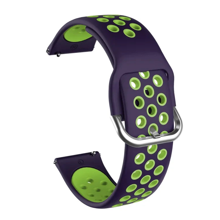 สำหรับ Samsung Galaxy Watch Active2 44mm สายซิลิโคนสองสีสำหรับเปลี่ยน