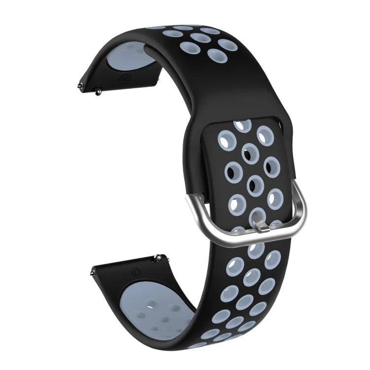 สำหรับ Samsung Galaxy Watch Active2 44mm สายซิลิโคนสองสีสำหรับเปลี่ยน