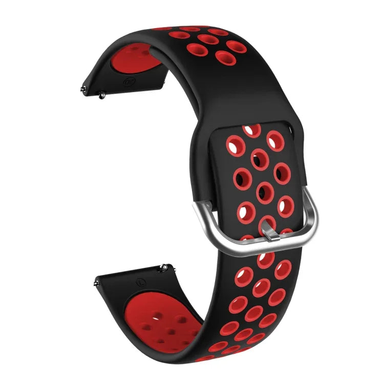 สำหรับ Samsung Galaxy Watch Active2 44mm สายซิลิโคนสองสีสำหรับเปลี่ยน
