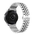 สายนาฬิกาเหล็กแบบลูกปัดห้าเม็ด สำหรับเปลี่ยน 20mm สำหรับ Samsung Galaxy Watch 3 41mm, 22mm สำหรับ Samsung Galaxy Watch 3 45mm, 20mm สำหรับ Amazfit GTR 2 / Amazfit GTR 47mm, 22mm สำหรับ Amazfit GTR 42mm, 20mm สำหรับ Huawei Watch GT 2 42mm