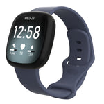 For Fitbit Versa 3 / Sense Silicone Replacement Strap Watchband, Size: S, Size: S