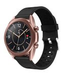 สำหรับ Samsung Galaxy Watch 3 41mm สายซิลิโคนแบบรูสามแถวสำหรับเปลี่ยน สำหรับ Samsung Galaxy Watch 3 41mm