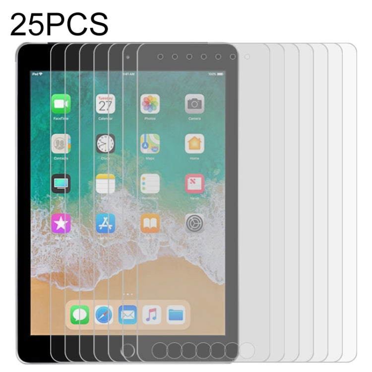 ฟิล์มกันรอยหน้าจอ HD PET 25 ชิ้น สำหรับ iPad 9.7 (2018) & (2017), iPad mini 3 / 2 / 1, iPad mini (2019) / 4, iPad Pro 9.7 นิ้ว, iPad Pro 10.5 นิ้ว, iPad Air, iPad Air 2, iPad Pro 11 (2018)