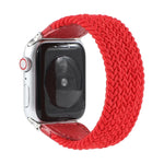 สายรัดนาฬิกาถักไนลอน + หนัง สำหรับ Apple Watch Series 6 & SE & 5 & 4 44mm / 3 & 2 & 1 42mm, S, M, L