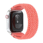 สายรัดนาฬิกาถักไนลอน + หนัง สำหรับ Apple Watch Series 6 & SE & 5 & 4 44mm / 3 & 2 & 1 42mm, S, M, L