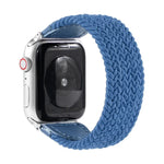 สายรัดนาฬิกาถักไนลอน + หนัง สำหรับ Apple Watch Series 6 & SE & 5 & 4 44mm / 3 & 2 & 1 42mm, S, M, L