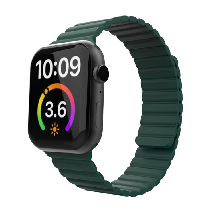 สายรัดนาฬิกาแบบห่วงแม่เหล็ก สำหรับ Apple Watch Series 6 & SE & 5 & 4 40mm / 3 & 2 & 1 38mm, สำหรับ Apple Watch Series 7 41mm / 6 & SE & 5 & 4 40mm / 3 & 2 & 1 38mm, สำหรับ Apple Watch Series 8&7 41mm / SE 2&6&SE&5&4 40mm / 3&2&1 38mm