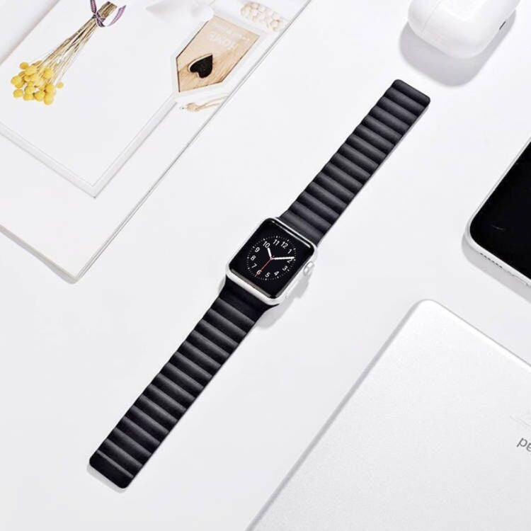 สายรัดนาฬิกาแบบห่วงแม่เหล็ก สำหรับ Apple Watch Series 6 & SE & 5 & 4 40mm / 3 & 2 & 1 38mm, สำหรับ Apple Watch Series 7 41mm / 6 & SE & 5 & 4 40mm / 3 & 2 & 1 38mm, สำหรับ Apple Watch Series 8&7 41mm / SE 2&6&SE&5&4 40mm / 3&2&1 38mm