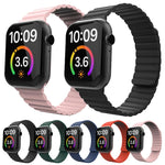 สายรัดนาฬิกาแบบห่วงแม่เหล็ก สำหรับ Apple Watch Series 6 & SE & 5 & 4 40mm / 3 & 2 & 1 38mm, สำหรับ Apple Watch Series 7 41mm / 6 & SE & 5 & 4 40mm / 3 & 2 & 1 38mm, สำหรับ Apple Watch Series 8&7 41mm / SE 2&6&SE&5&4 40mm / 3&2&1 38mm