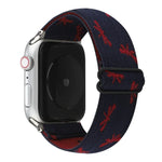 สายรัดข้อมือสไตล์ชาติพันธุ์แบบหัวเข็มขัด สำหรับ Apple Watch Series 6 & SE & 5 & 4 40mm / 3 & 2 & 1 38mm, สำหรับ Apple Watch Series 7 41mm / 6 & SE & 5 & 4 40mm / 3 & 2 & 1 38mm