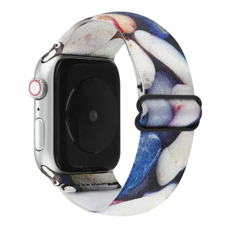 สายรัดข้อมือสไตล์ชาติพันธุ์แบบหัวเข็มขัด สำหรับ Apple Watch Series 6 & SE & 5 & 4 40mm / 3 & 2 & 1 38mm, สำหรับ Apple Watch Series 7 41mm / 6 & SE & 5 & 4 40mm / 3 & 2 & 1 38mm