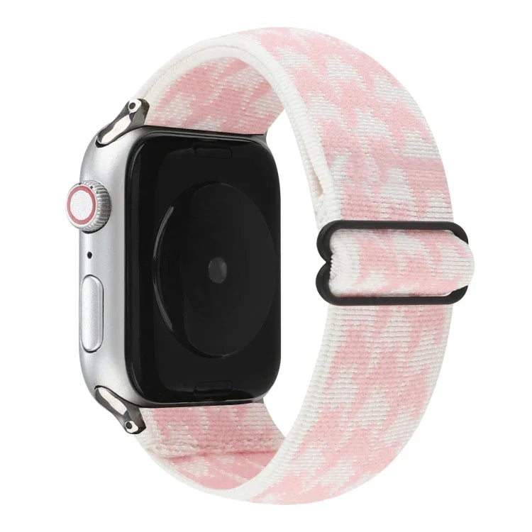 สายรัดข้อมือสไตล์ชาติพันธุ์แบบหัวเข็มขัด สำหรับ Apple Watch Series 6 & SE & 5 & 4 40mm / 3 & 2 & 1 38mm, สำหรับ Apple Watch Series 7 41mm / 6 & SE & 5 & 4 40mm / 3 & 2 & 1 38mm
