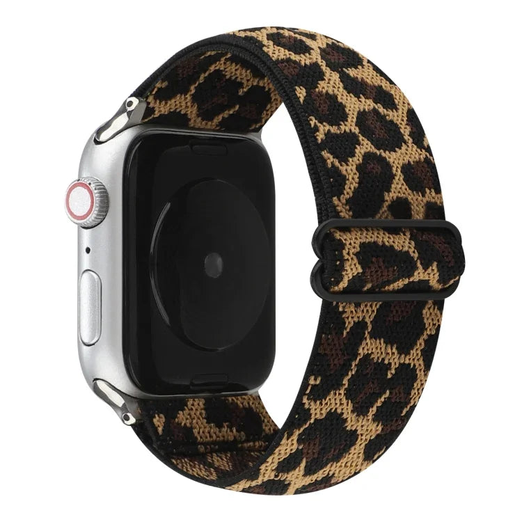 สายรัดข้อมือสไตล์ชาติพันธุ์แบบหัวเข็มขัด สำหรับ Apple Watch Series 6 & SE & 5 & 4 40mm / 3 & 2 & 1 38mm, สำหรับ Apple Watch Series 7 41mm / 6 & SE & 5 & 4 40mm / 3 & 2 & 1 38mm