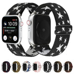 สายรัดข้อมือสไตล์ชาติพันธุ์แบบหัวเข็มขัด สำหรับ Apple Watch Series 6 & SE & 5 & 4 40mm / 3 & 2 & 1 38mm, สำหรับ Apple Watch Series 7 41mm / 6 & SE & 5 & 4 40mm / 3 & 2 & 1 38mm