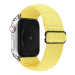 สายรัดข้อมือไนลอนสีพื้น สำหรับ Apple Watch Series 6 & SE & 5 & 4 40mm / 3 & 2 & 1 38mm, สำหรับ Apple Watch Series 7 41mm / 6 & SE & 5 & 4 40mm / 3 & 2 & 1 38mm