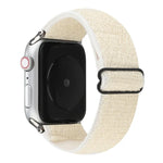 สายรัดข้อมือไนลอนสีพื้น สำหรับ Apple Watch Series 6 & SE & 5 & 4 44mm / 3 & 2 & 1 42mm, สำหรับ Apple Watch Series 7 45mm / 6 & SE & 5 & 4 44mm / 3 & 2 & 1 42mm