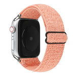 สายรัดข้อมือไนลอนสีพื้น สำหรับ Apple Watch Series 6 & SE & 5 & 4 44mm / 3 & 2 & 1 42mm, สำหรับ Apple Watch Series 7 45mm / 6 & SE & 5 & 4 44mm / 3 & 2 & 1 42mm