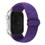 สายรัดข้อมือไนลอนสีพื้น สำหรับ Apple Watch Series 6 & SE & 5 & 4 44mm / 3 & 2 & 1 42mm, สำหรับ Apple Watch Series 7 45mm / 6 & SE & 5 & 4 44mm / 3 & 2 & 1 42mm