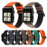 สายรัดข้อมือหนังแท้ลายลิ้นจี่ สำหรับ Apple Watch Series 6 & SE & 5 & 4 40mm / 3 & 2 & 1 38mm, สำหรับ Apple Watch Series 7 41mm / 6 & SE & 5 & 4 40mm / 3 & 2 & 1 38mm