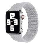 สายรัดนาฬิกาซิลิโคนลายทอแบบรอบเดียวสำหรับ Apple Watch Series 6 & SE & 5 & 4 44 มม. / 3 & 2 & 1 42 มม., S, M, L
