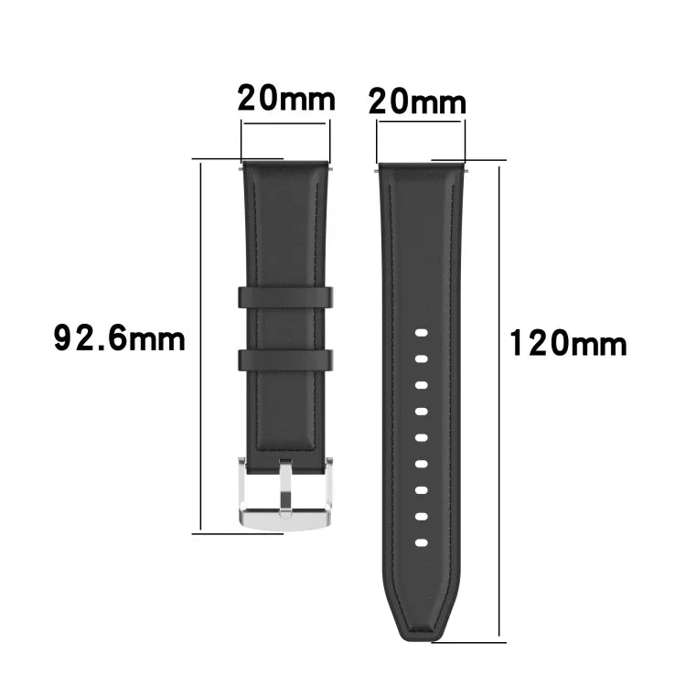 สายซิลิโคนหนังสำหรับเปลี่ยน 20mm สำหรับ Samsung Galaxy Watch 3 41mm, สำหรับ Samsung Galaxy Watch 3 41mm