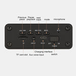 ลำโพงบลูทูธไม้ซับวูฟเฟอร์ M5 4.2 รองรับการ์ด TF & AUX 3.5 มม. & FM