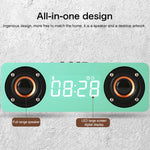 ลำโพงบลูทูธไม้ซับวูฟเฟอร์ M5 4.2 รองรับการ์ด TF & AUX 3.5 มม. & FM
