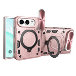 CD Texture Sliding Camshield Magnetic Holder Phone Case, For iPhone Duo