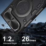 CD Texture Sliding Camshield Magnetic Holder Phone Case, For iPhone Duo
