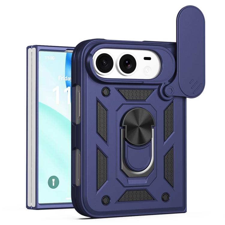 Sliding Camera Cover Design TPU+PC Phone Case, For iPhone Duo