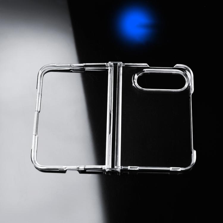 Transparent High-definition Three-section PC Phone Case with Hinge, For iPhone Duo