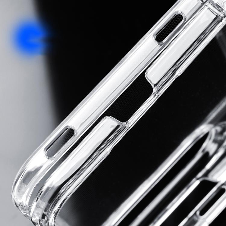 Transparent High-definition Three-section PC Phone Case with Hinge, For iPhone Duo