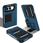 Three-dimensional Folding Holder PC Phone Case, For iPhone Duo