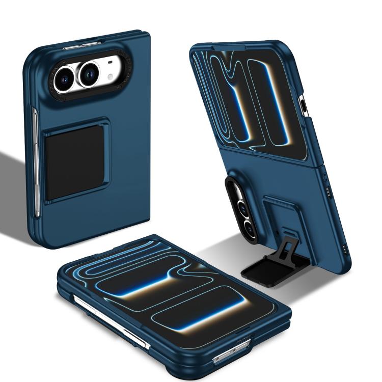 Three-dimensional Folding Holder PC Phone Case, For iPhone Duo