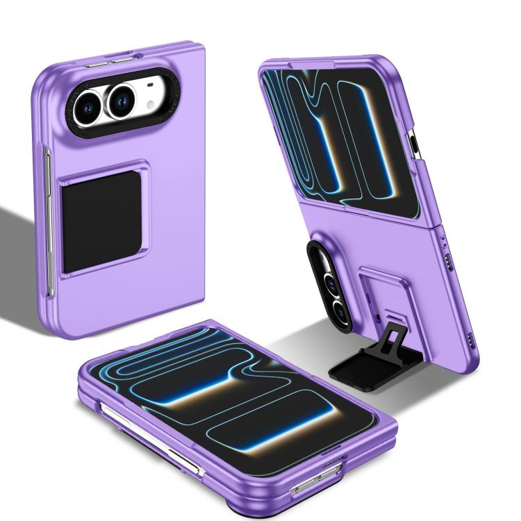 Three-dimensional Folding Holder PC Phone Case, For iPhone Duo