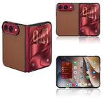PU Leather PC Phone Case, For iPhone Duo