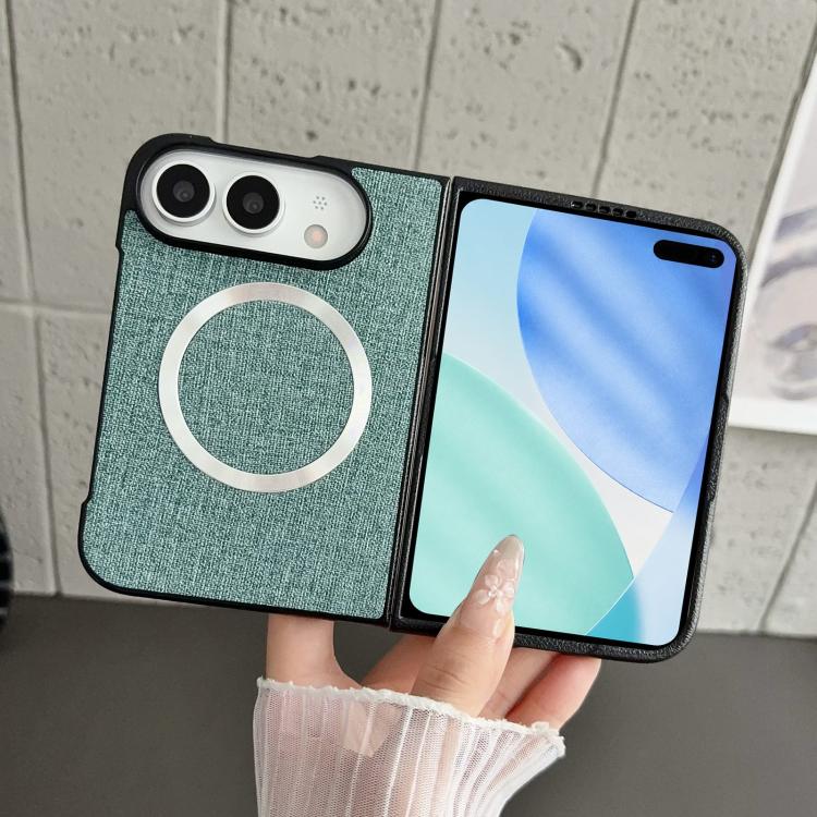CD Magsafe Magnetic Cloth Texture Phone Case, For iPhone Duo
